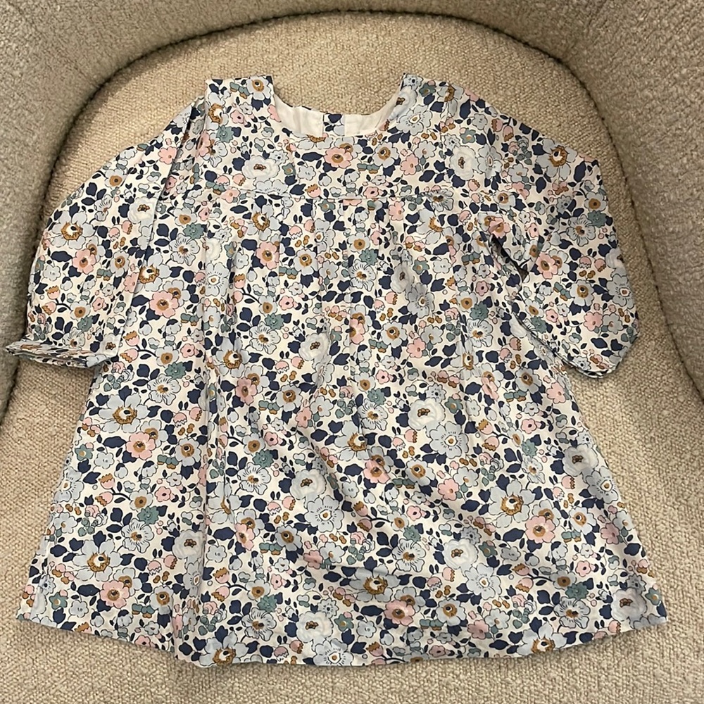 Liberty print beautiful dress by Jacadi Paris.